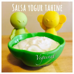 Salsa de yogur tahine